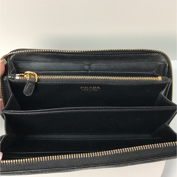 PRADA Tessuto Quilted Long Zip Around Wallet ππ€ - Picture 12 of 17